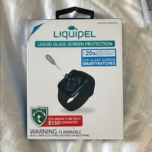 Liquid Glass Screen Protector for Smartwatches - Black